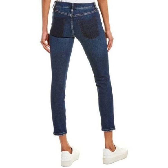 NWT CURRENT/ELLIOTT The Stiletto in Canal wash denim cropped 25 new with tags - Picture 3 of 8